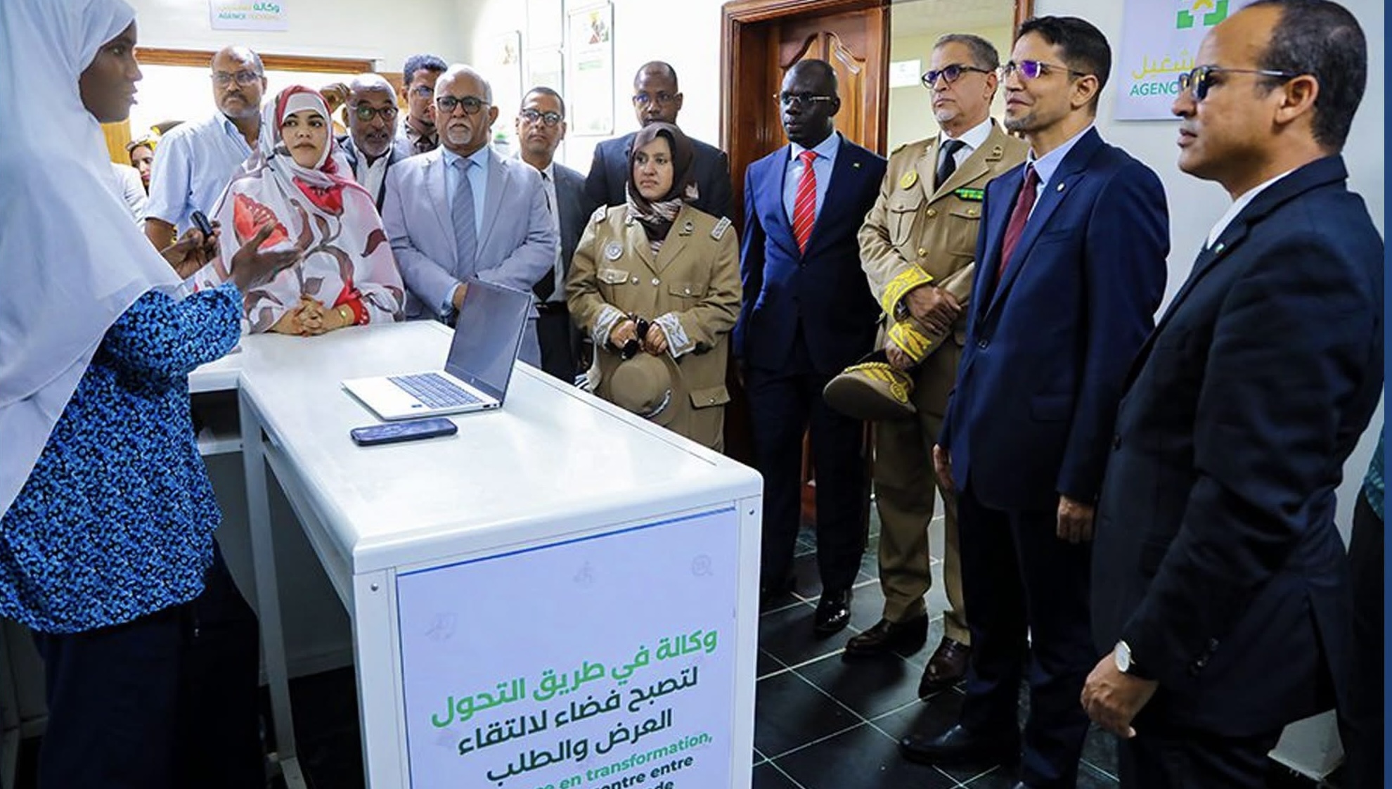 وزير تمكين الشباب يتفقد "شباك التشغيل" بمقاطعة لكصر