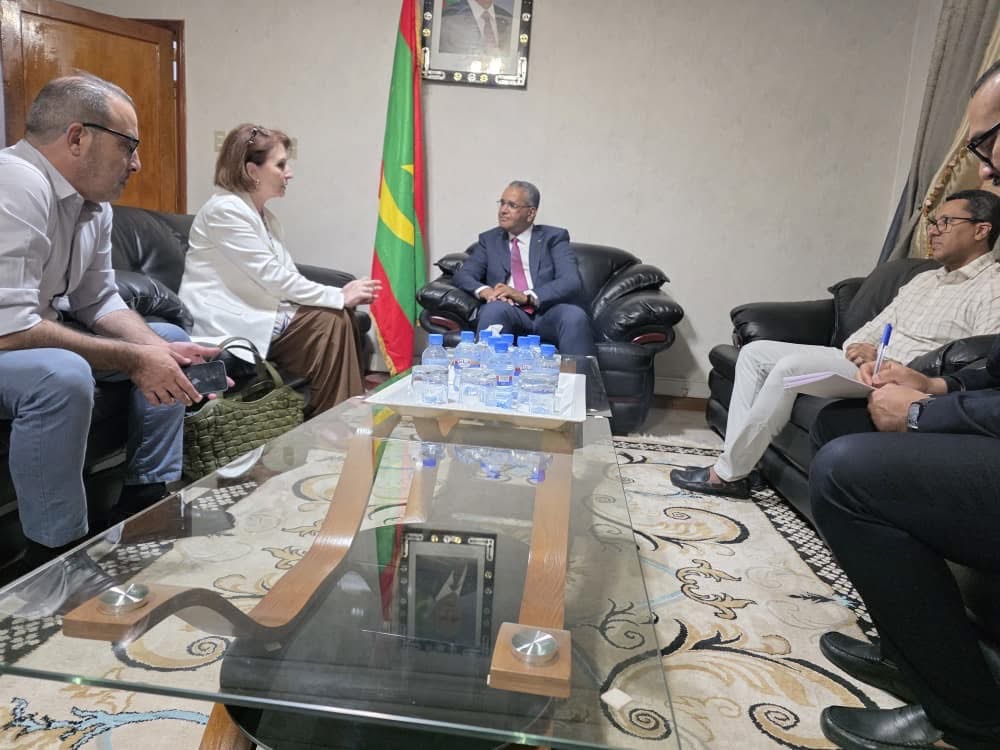 المدير العام للوكالة الوطنية للطيران المدني يلتقي المديرة الإقليمية للخطوط الفرنسية بموريتانيا والسنغال