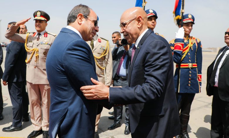 ولد الغزواني يؤكد حرصه على تعزيز التعاون مع مصر في برقية تهنئة للسيسي