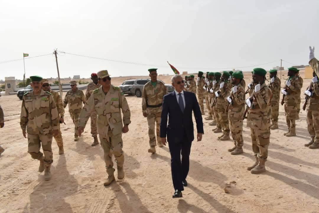 وزير الدفاع يتفقد جاهزية المنطقة العسكرية الأولى في نواذيبو